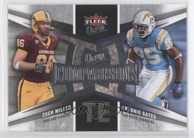 2007 Fleer Ultra - Ultra Comparisons #UC-MG - Zach Miller, Antonio Gates