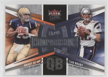 2007 Fleer Ultra - Ultra Comparisons #UC-QB - Brady Quinn, Tom Brady