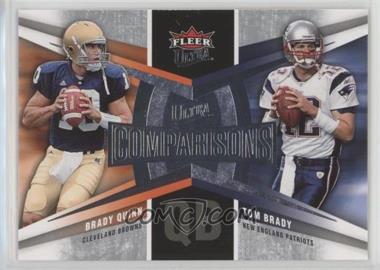 2007 Fleer Ultra - Ultra Comparisons #UC-QB - Brady Quinn, Tom Brady