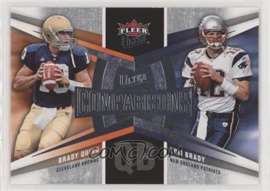 2007 Fleer Ultra - Ultra Comparisons #UC-QB - Brady Quinn, Tom Brady