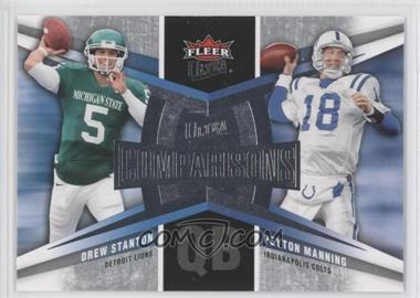 2007 Fleer Ultra - Ultra Comparisons #UC-SM - Drew Stanton, Peyton Manning