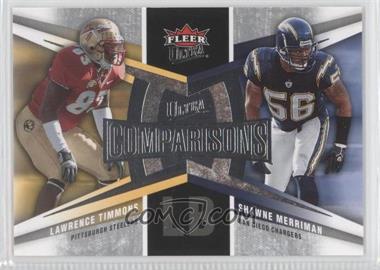 2007 Fleer Ultra - Ultra Comparisons #UC-TM - Lawrence Timmons, Shawne Merriman