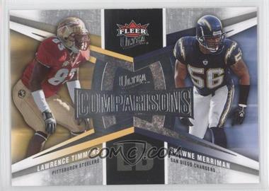 2007 Fleer Ultra - Ultra Comparisons #UC-TM - Lawrence Timmons, Shawne Merriman