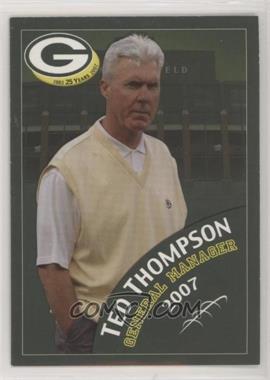 2007 Green Bay Packers Police - [Base] - Amery PD Back #1 - Ted Thompson