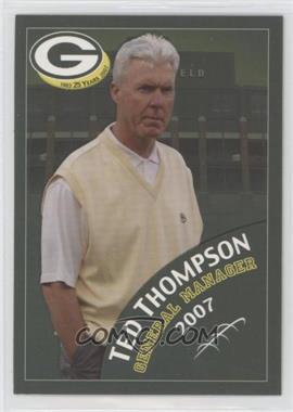 2007 Green Bay Packers Police - [Base] - Amery PD Back #1 - Ted Thompson