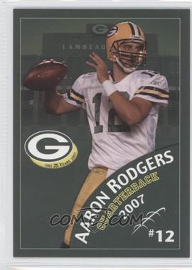 2007 Green Bay Packers Police - [Base] - Amery PD Back #4 - Aaron Rodgers