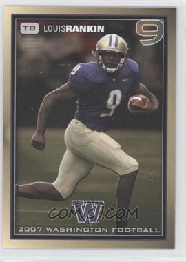 2007 High Step Washington Huskies Team Issue - [Base] #_LORA - Louis Rankin