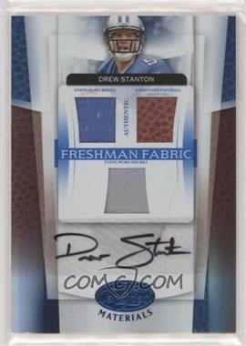 2007 Leaf Certified Materials - [Base] - Mirror Blue Materials #228 - Freshman Fabric - Drew Stanton /50