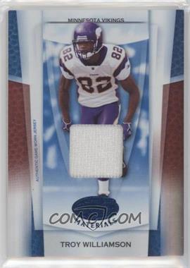 2007 Leaf Certified Materials - [Base] - Mirror Blue Materials #36 - Troy Williamson /50 [EX to NM]