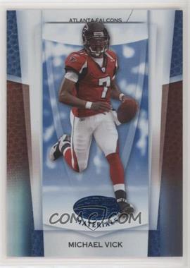 2007 Leaf Certified Materials - [Base] - Mirror Blue #37 - Michael Vick /50