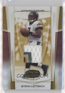 2007 Leaf Certified Materials - [Base] - Mirror Gold Materials #123 - Byron Leftwich /25