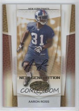 2007 Leaf Certified Materials - [Base] - Mirror Gold Signatures #151 - New Generation - Aaron Ross /25