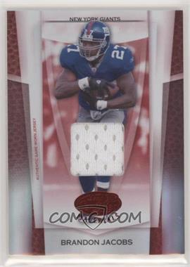 2007 Leaf Certified Materials - [Base] - Mirror Red Materials #10 - Brandon Jacobs /125