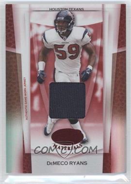 2007 Leaf Certified Materials - [Base] - Mirror Red Materials #117 - DeMeco Ryans /125