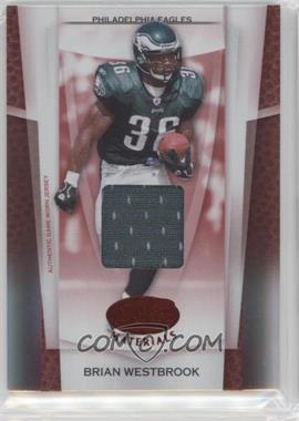 2007 Leaf Certified Materials - [Base] - Mirror Red Materials #13 - Brian Westbrook /90