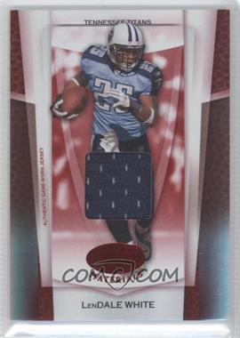 2007 Leaf Certified Materials - [Base] - Mirror Red Materials #131 - LenDale White /125