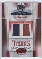 Freshman Fabric - Paul Williams #/250