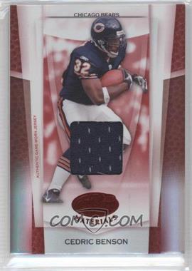 2007 Leaf Certified Materials - [Base] - Mirror Red Materials #22 - Cedric Benson /125
