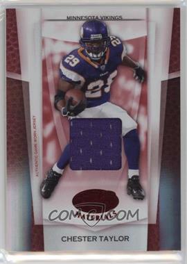 2007 Leaf Certified Materials - [Base] - Mirror Red Materials #35 - Chester Taylor /100