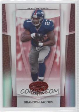 2007 Leaf Certified Materials - [Base] - Mirror Red #10 - Brandon Jacobs /100