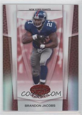 2007 Leaf Certified Materials - [Base] - Mirror Red #10 - Brandon Jacobs /100