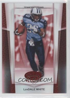 2007 Leaf Certified Materials - [Base] - Mirror Red #131 - LenDale White /100