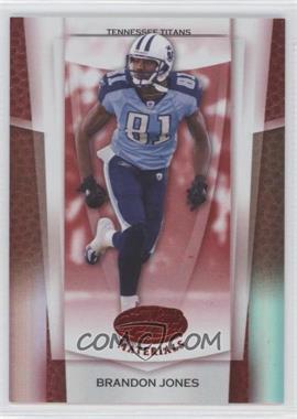 2007 Leaf Certified Materials - [Base] - Mirror Red #132 - Brandon Jones /100