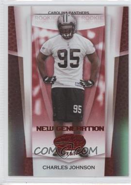 2007 Leaf Certified Materials - [Base] - Mirror Red #156 - New Generation - Charles Johnson /100