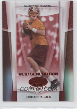 2007 Leaf Certified Materials - [Base] - Mirror Red #166 - New Generation - Jordan Palmer /100