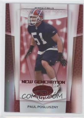 2007 Leaf Certified Materials - [Base] - Mirror Red #174 - New Generation - Paul Posluszny /100