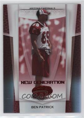 2007 Leaf Certified Materials - [Base] - Mirror Red #179 - New Generation - Ben Patrick /100