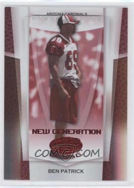 2007 Leaf Certified Materials - [Base] - Mirror Red #179 - New Generation - Ben Patrick /100