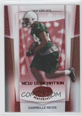 2007 Leaf Certified Materials - [Base] - Mirror Red #186 - New Generation - Darrelle Revis /100