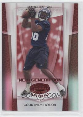 2007 Leaf Certified Materials - [Base] - Mirror Red #194 - New Generation - Courtney Taylor /100