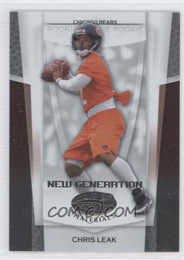 2007 Leaf Certified Materials - [Base] #157 - New Generation - Chris Leak /1500