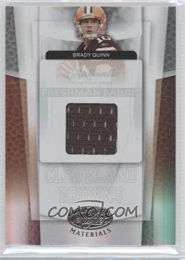 2007 Leaf Certified Materials - [Base] #229 - Freshman Fabric - Brady Quinn /849