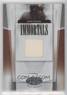 2007 Leaf Certified Materials - [Base] #249 - Immortals - Rosey Brown /75