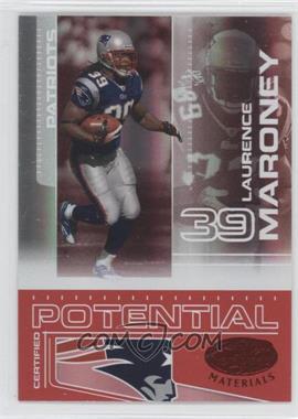 2007 Leaf Certified Materials - Certified Potential - Mirror Red #CP-4 - Laurence Maroney /250