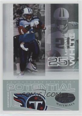 2007 Leaf Certified Materials - Certified Potential - Mirror #CP-5 - LenDale White /500