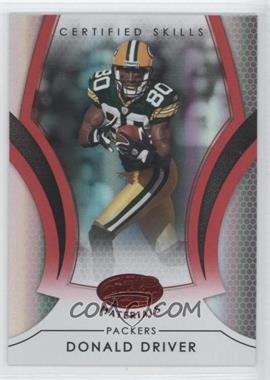 2007 Leaf Certified Materials - Certified Skills - Mirror Red #CS-15 - Donald Driver /250