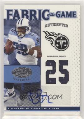 2007 Leaf Certified Materials - Fabric of the Game - Jersey Number Signatures #FOG-59 - LenDale White /25