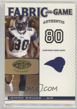 2007 Leaf Certified Materials - Fabric of the Game - Team Logo #FOG-39 - Isaac Bruce /15