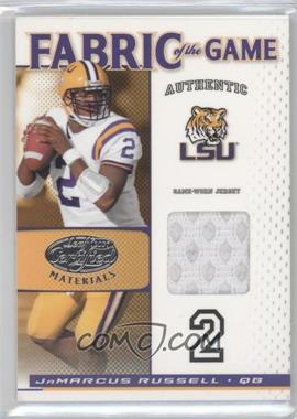 2007 Leaf Certified Materials - Fabric of the Game College #FOGC-12 - JaMarcus Russell /100