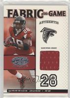 Warrick Dunn #/40