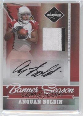 2007 Leaf Limited - Banner Season Materials - Prime Signatures #BS-19 - Anquan Boldin /15