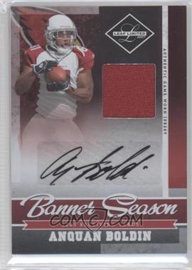 2007 Leaf Limited - Banner Season Materials - Signatures #BS-19 - Anquan Boldin /25