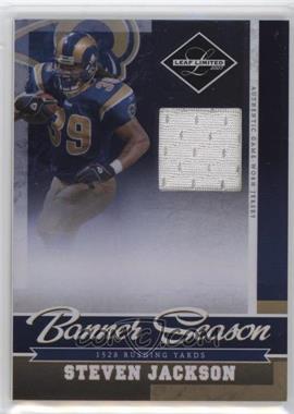 2007 Leaf Limited - Banner Season Materials #BS-5 - Steven Jackson /100