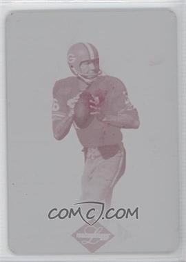 2007 Leaf Limited - [Base] - Printing Plate Magenta #103 - Bart Starr /1