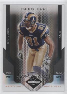 2007 Leaf Limited - [Base] - Spotlight Bronze #91 - Torry Holt /32