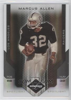 2007 Leaf Limited - [Base] - Spotlight Gold #165 - Marcus Allen /10